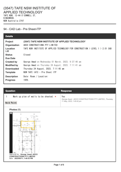Take IAT - Level 1 Pre Sheets