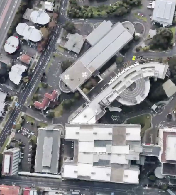 Drone Capture of a hospital